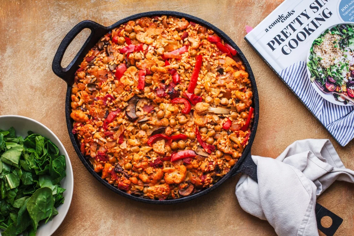 Veggie Supreme Paella From Pretty Simple Cooking - Golubka Kitchen