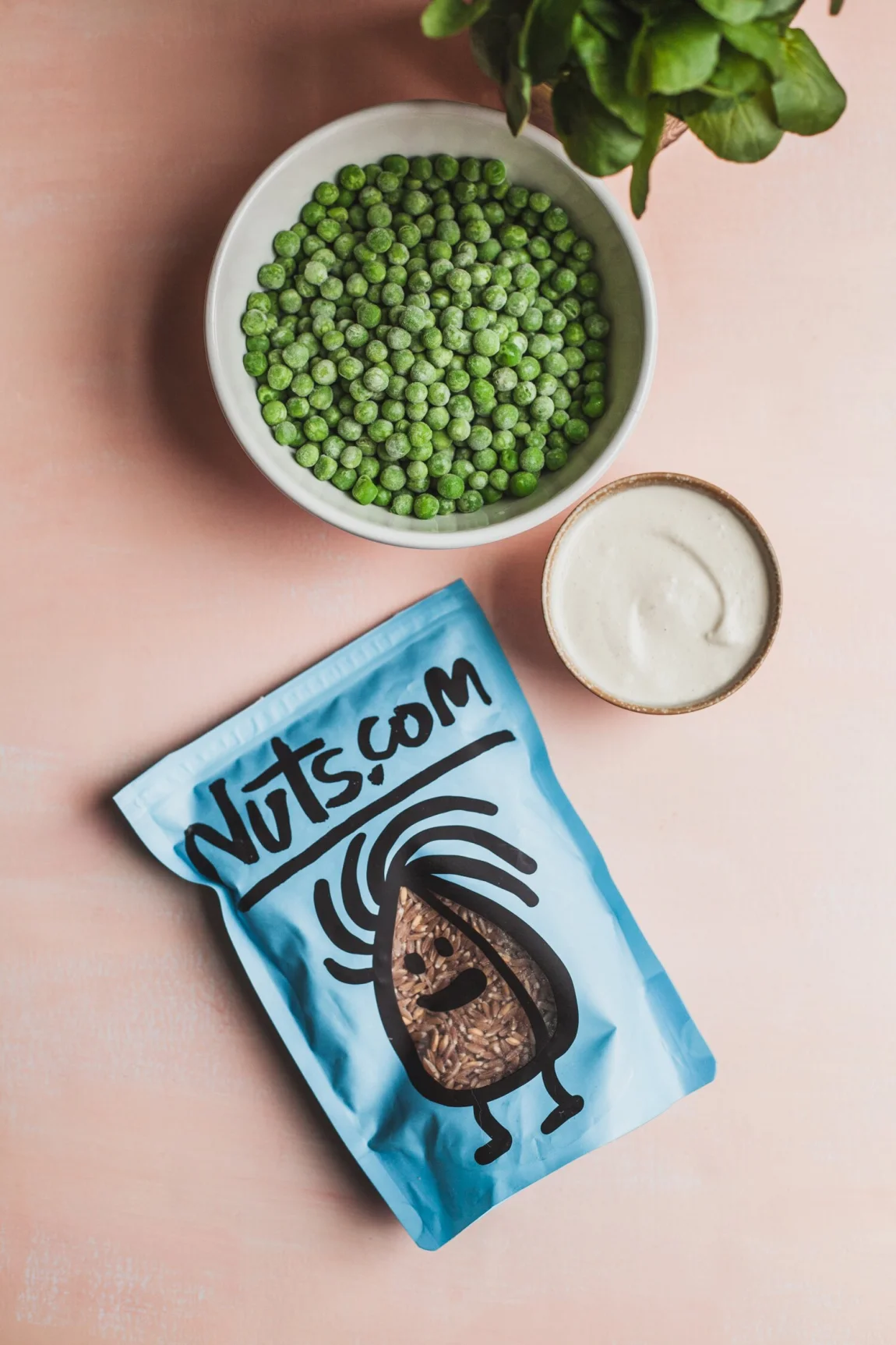 Vegan Farro and Pea Cakes - Golubka Kitchen