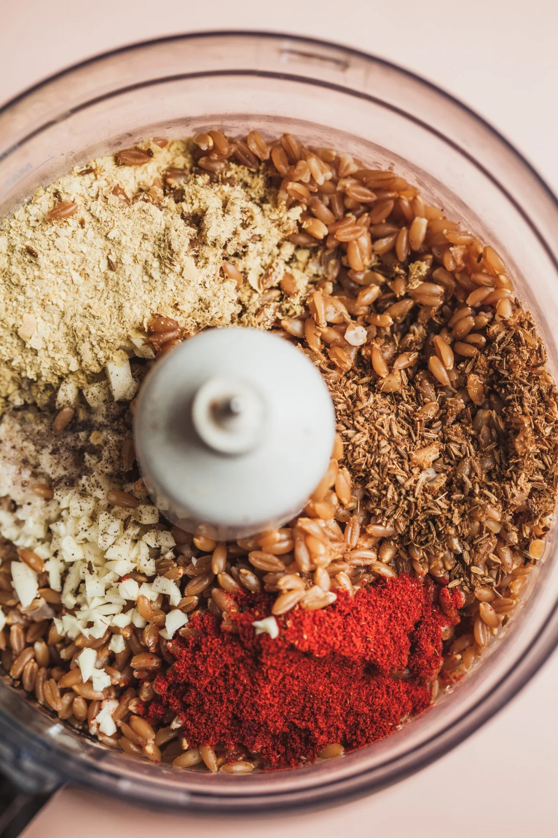 Vegan Farro and Pea Cakes - Golubka Kitchen