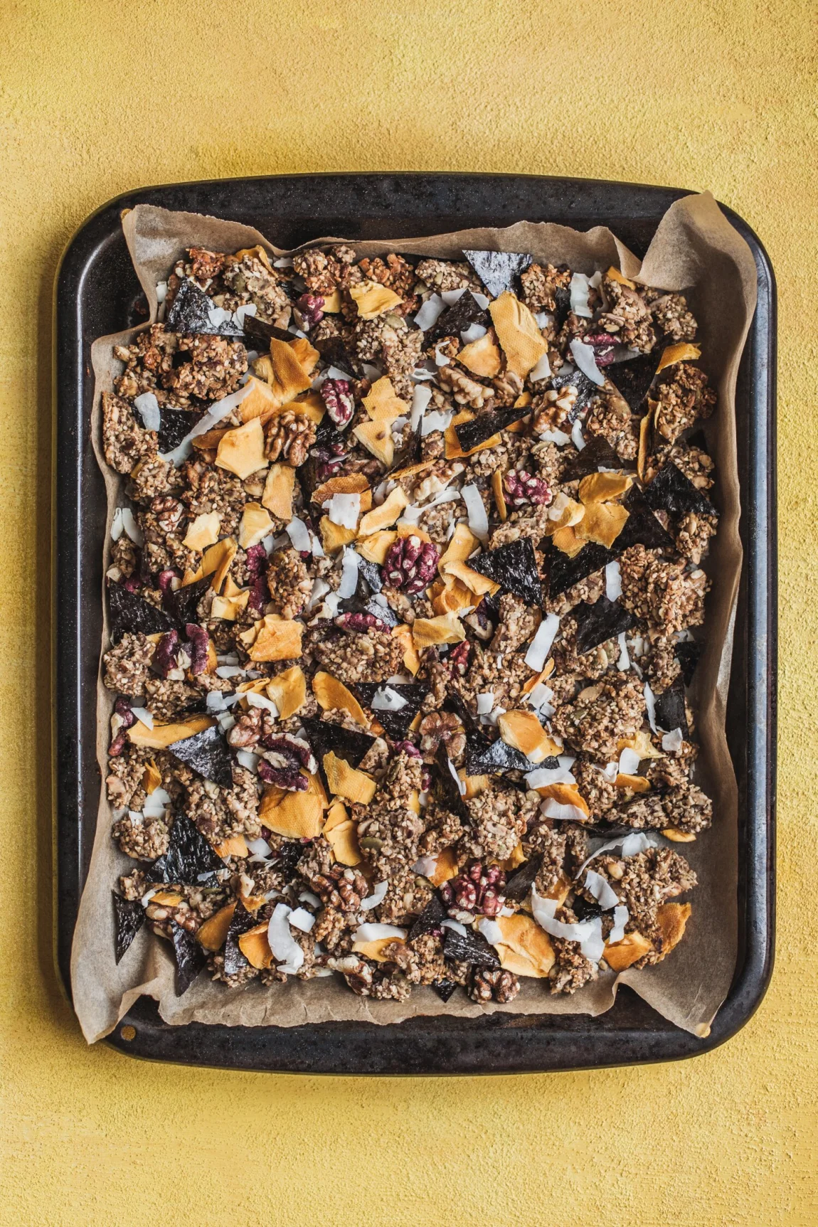 Grain-Free Sweet & Savory Activated Walnut Granola - Golubka Kitchen