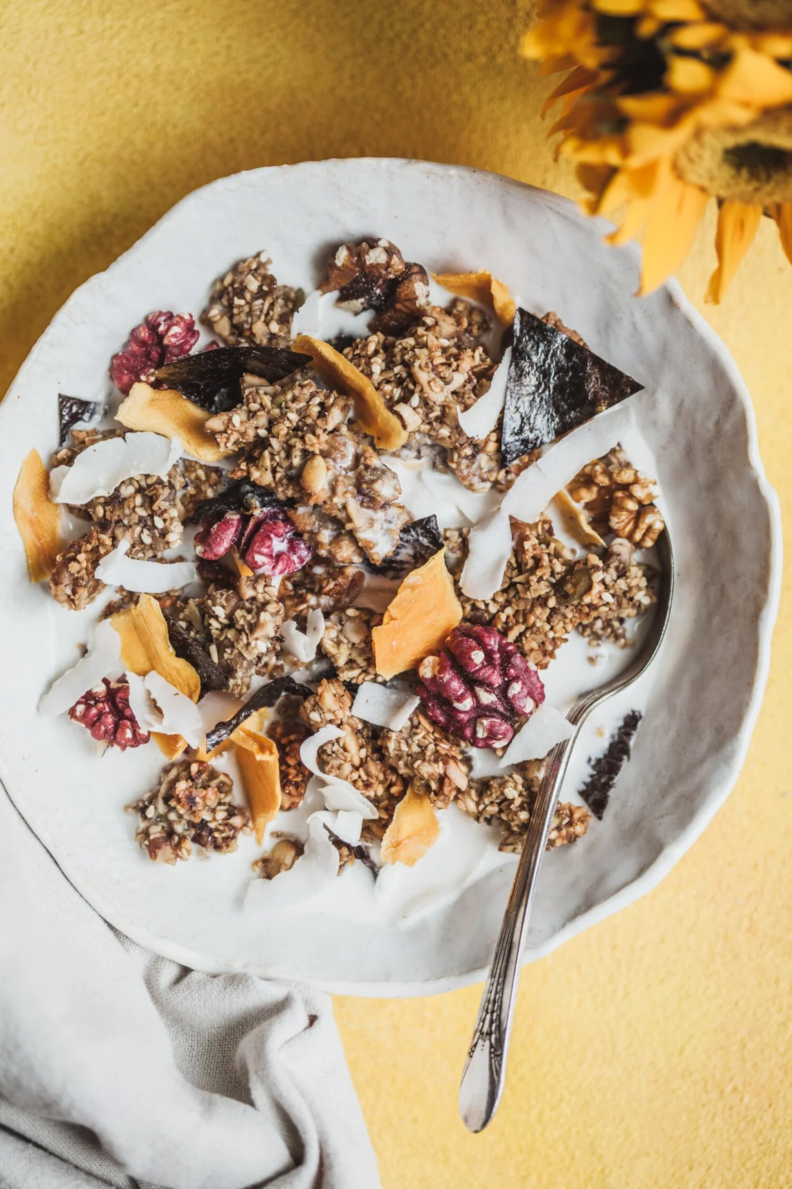 Grain-Free Sweet & Savory Activated Walnut Granola - Golubka Kitchen