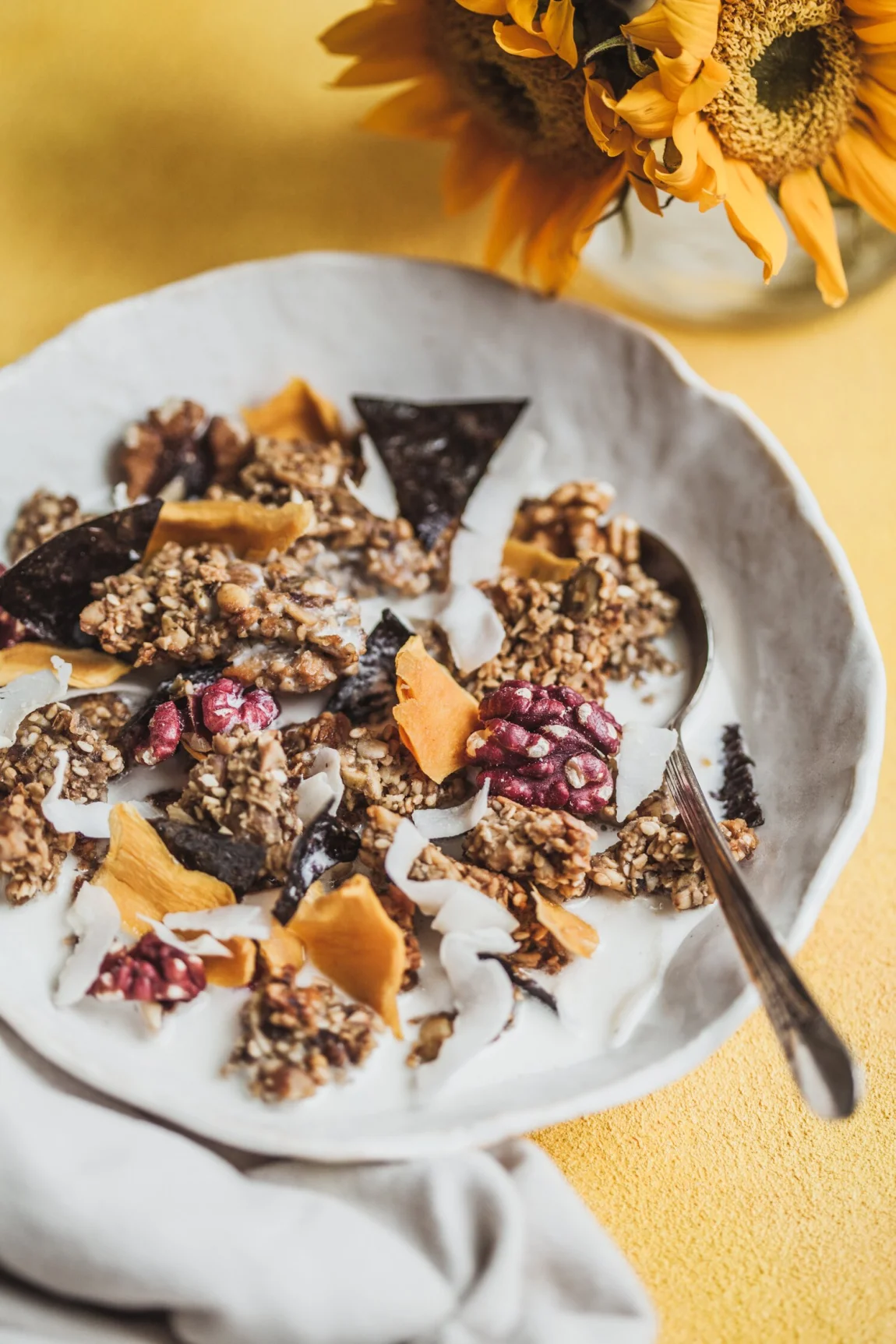 Grain-Free Sweet & Savory Activated Walnut Granola - Golubka Kitchen