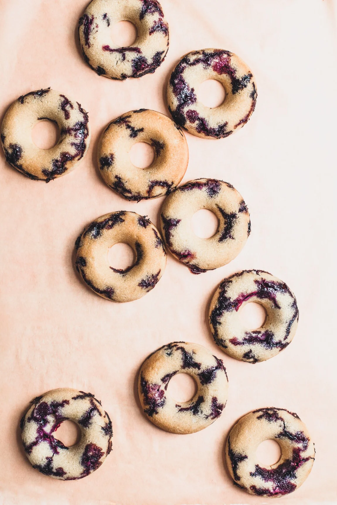 Gluten-Free Lemon Blueberry Donuts with a Coconut Glaze - Golubka Kitchen