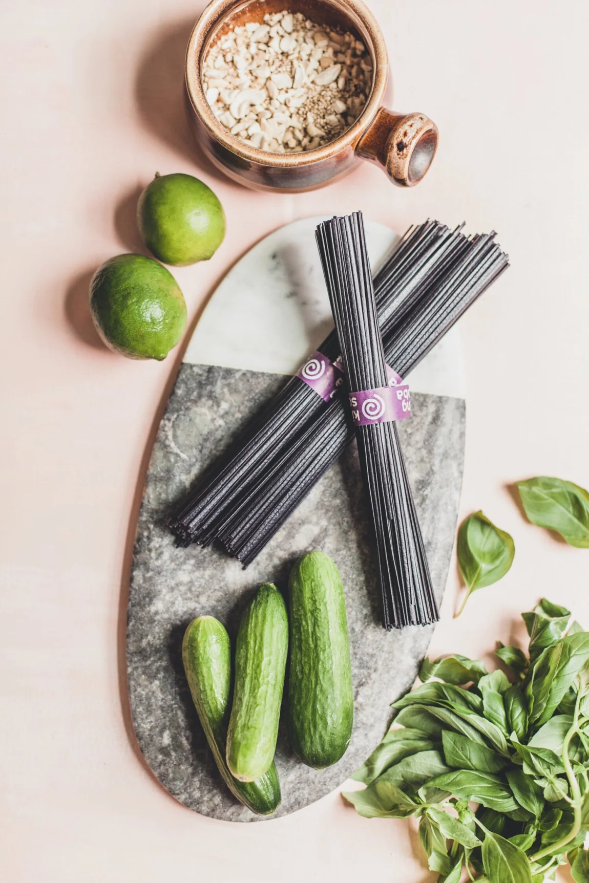 Cold Almond Butter Noodles, Our Weeknight Go To - Golubka Kitchen