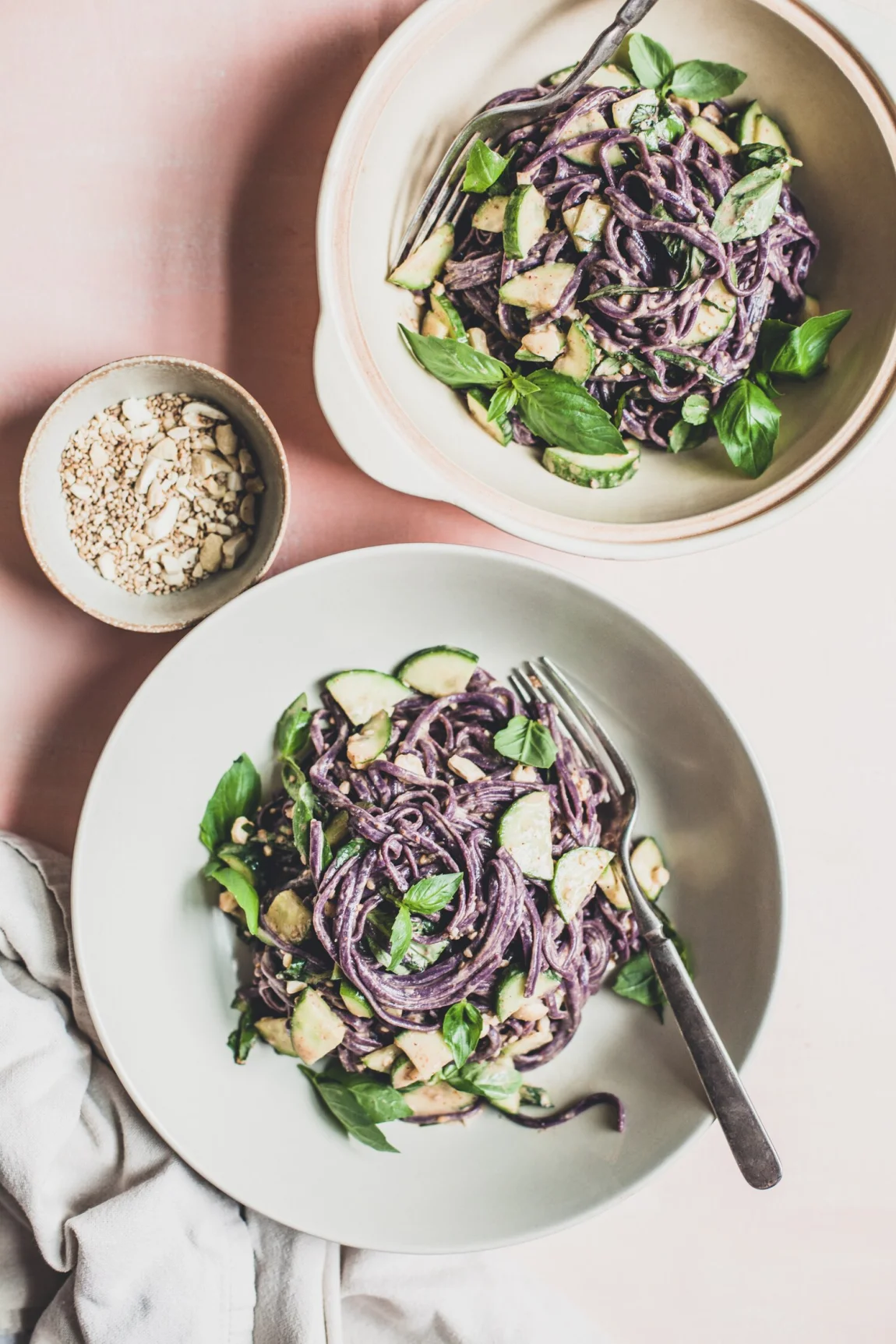 Cold Almond Butter Noodles, Our Weeknight Go To - Golubka Kitchen
