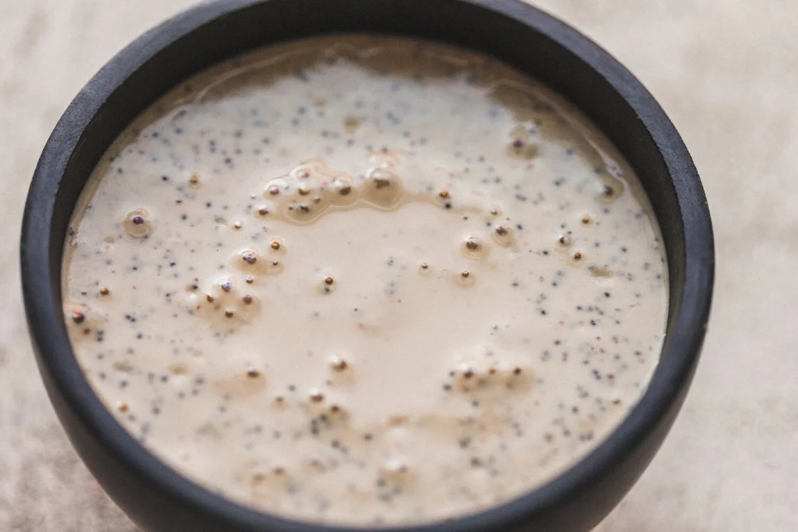 No-Recipe Winter Slaw with Dreamy Orange Tahini Dressing - Golubka Kitchen