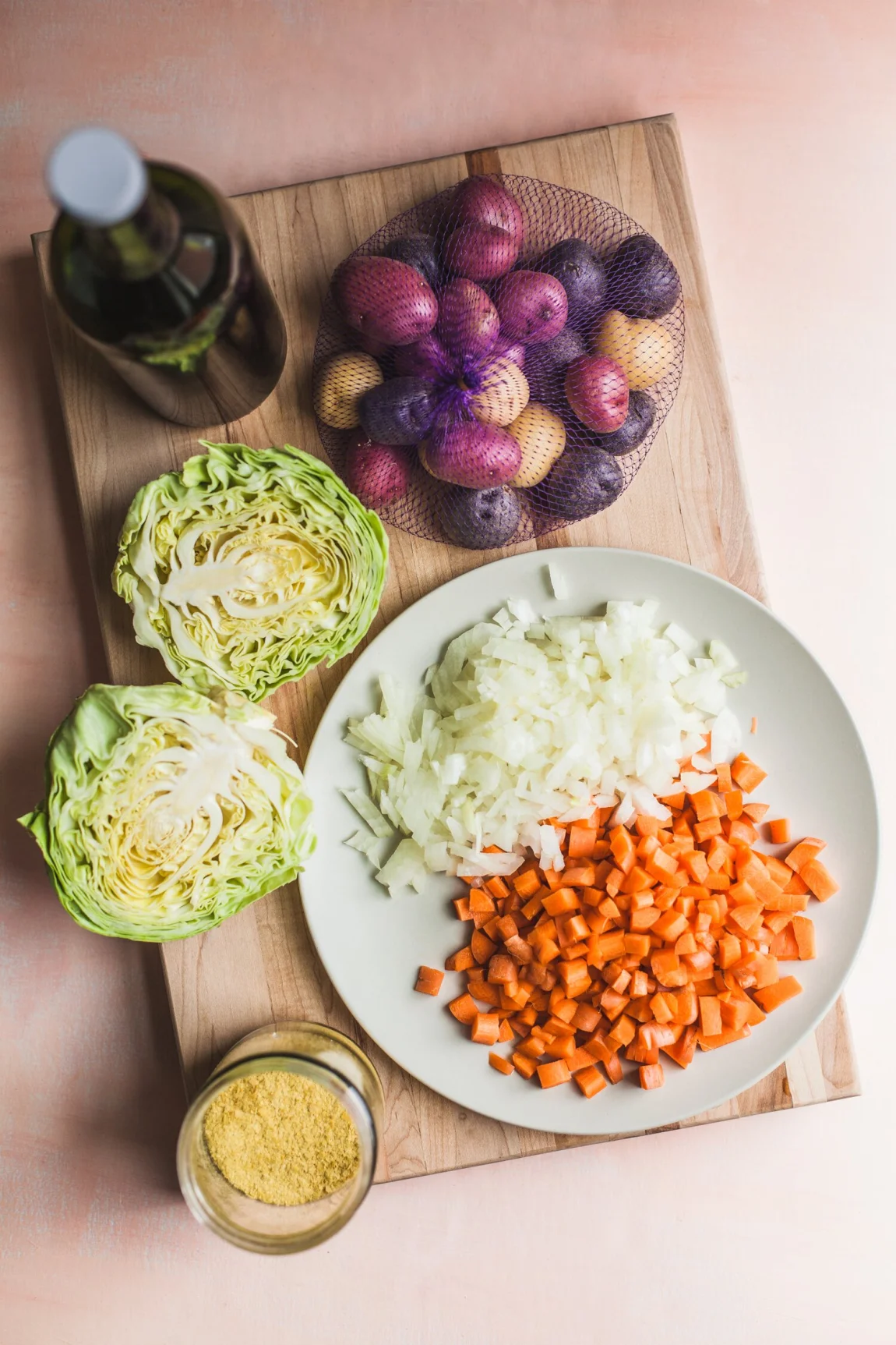 Golden Potato, Cabbage, and White Bean Stew - Abruzzo Inspired - Golubka Kitchen