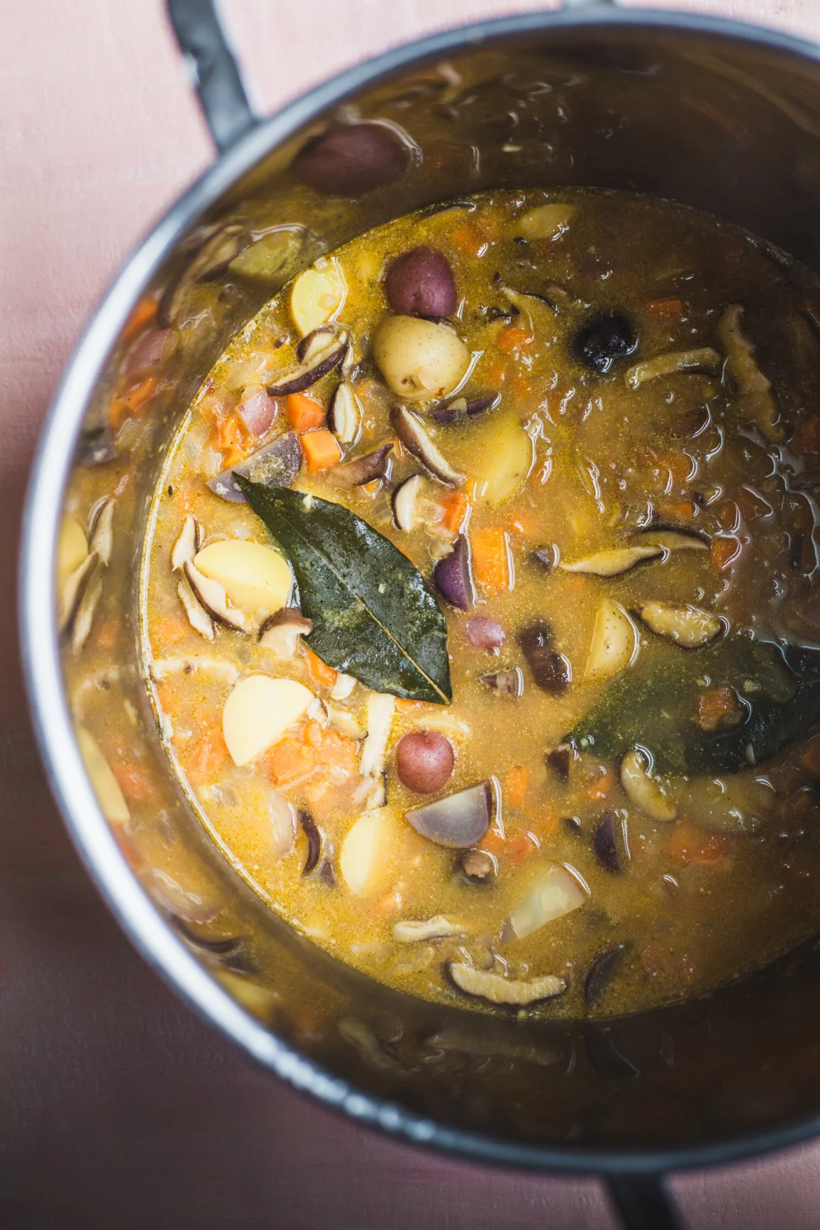 Golden Potato, Cabbage, and White Bean Stew - Abruzzo Inspired - Golubka Kitchen