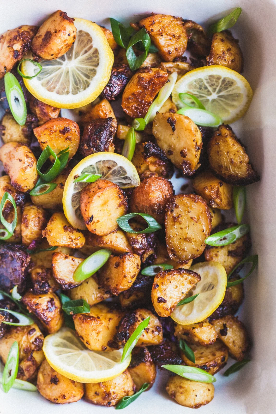 Next Level Lemon Miso Potatoes - Golubka Kitchen