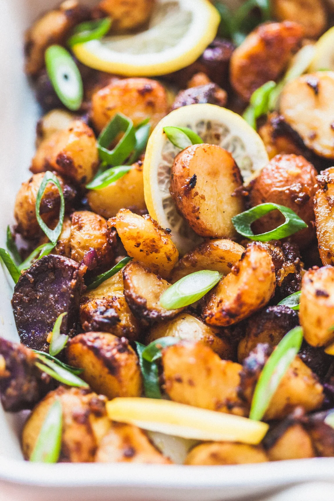 Next Level Lemon Miso Potatoes - Golubka Kitchen