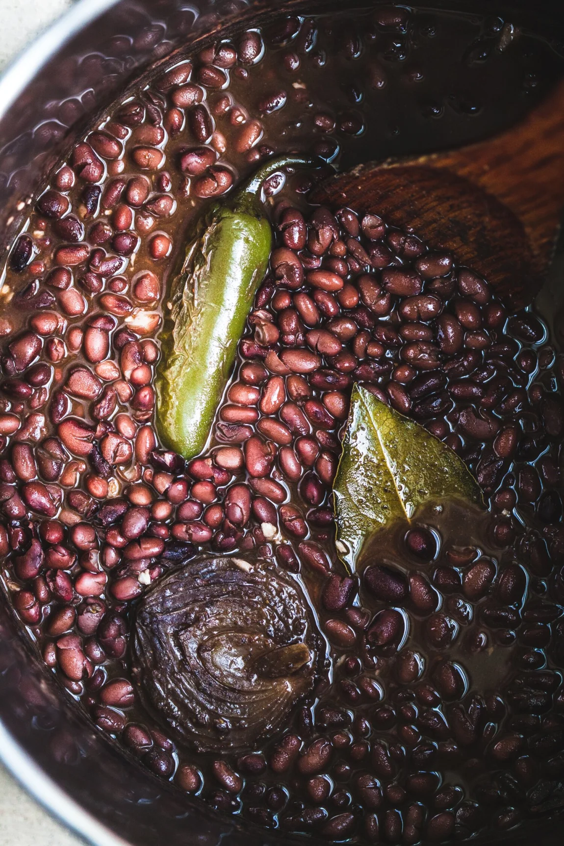 Creamy Black Beans - Golubka Kitchen