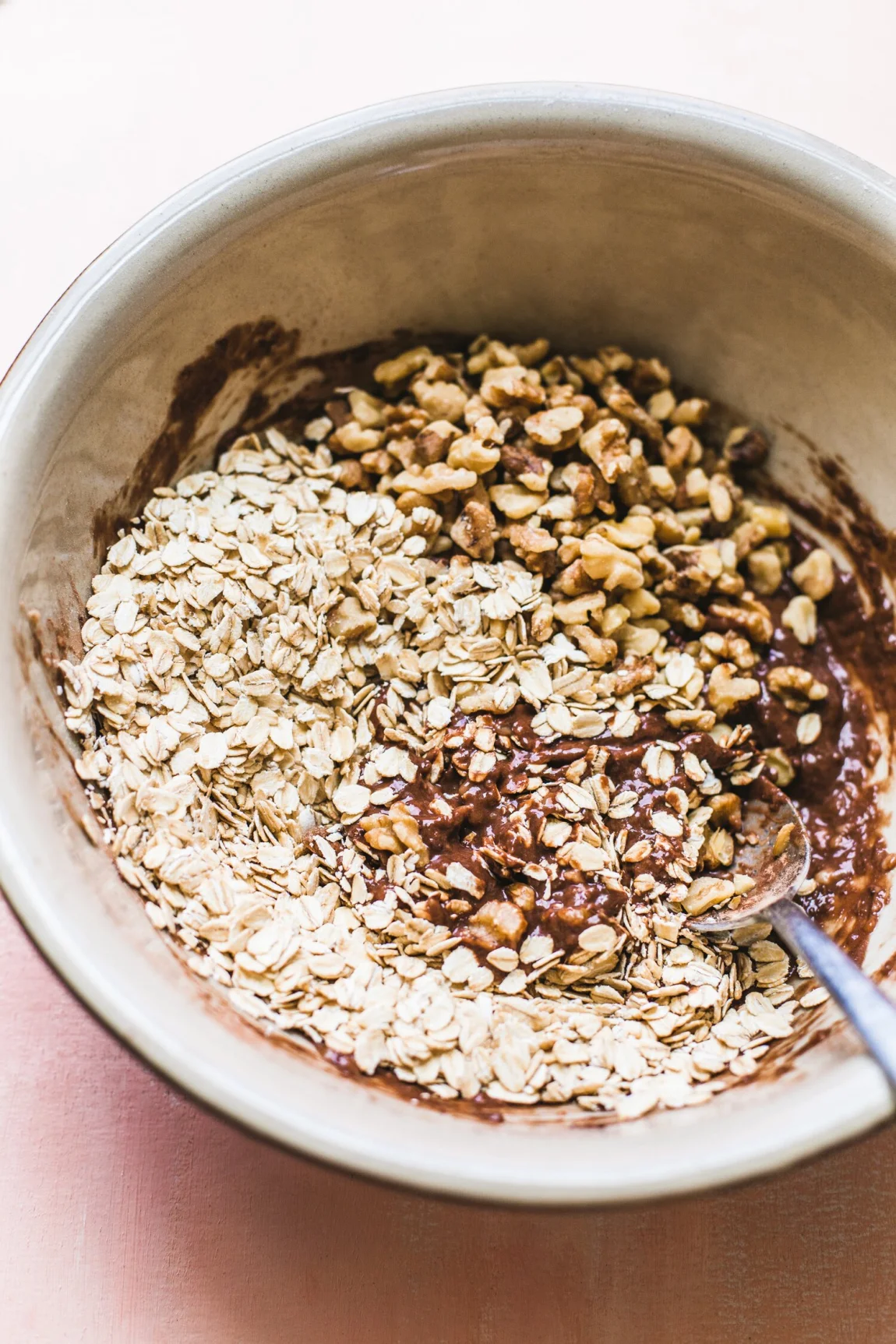 The Simplest Chocolate-Banana Granola (Oil-Free!) - Golubka Kitchen