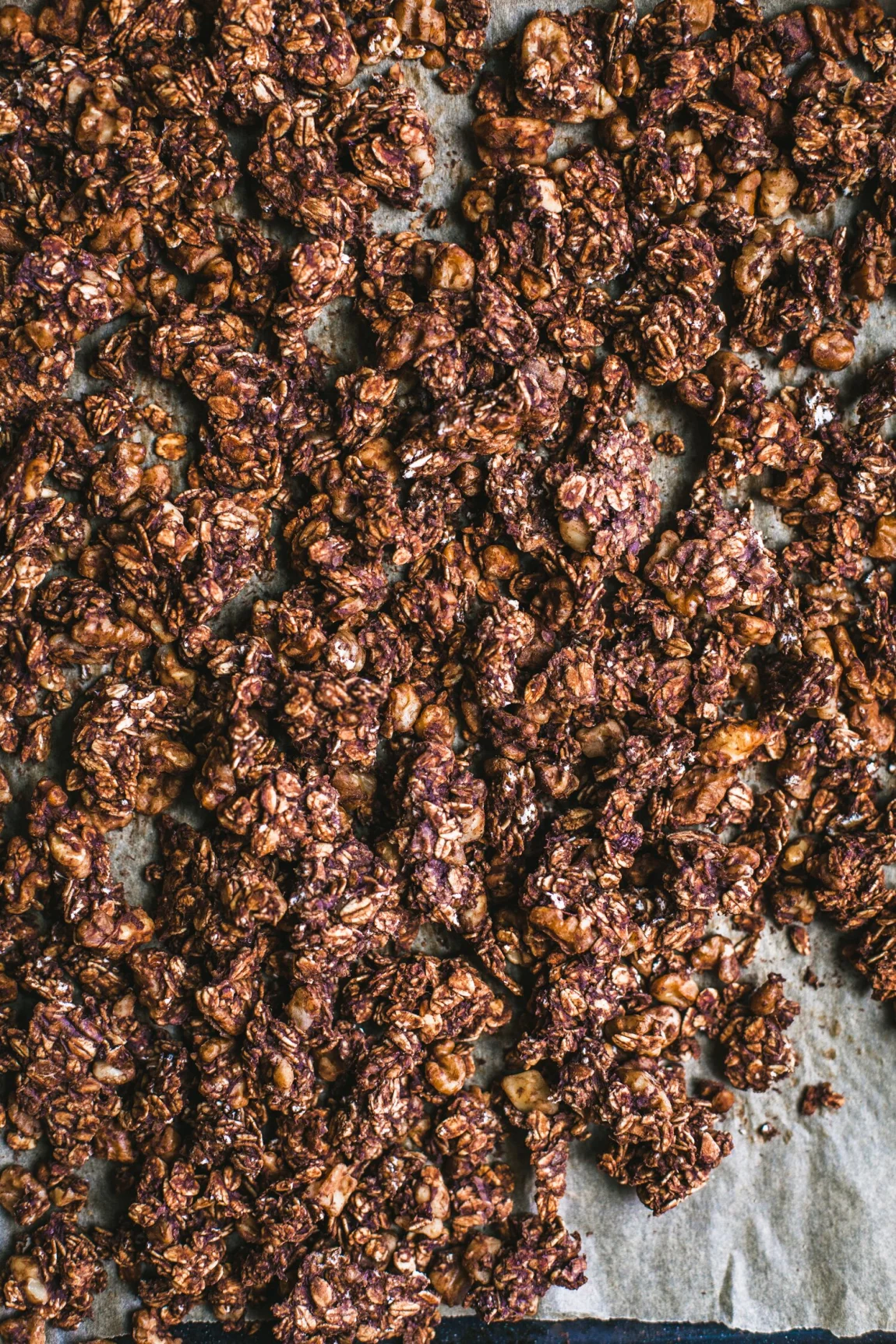 The Simplest Chocolate-Banana Granola (Oil-Free!) - Golubka Kitchen