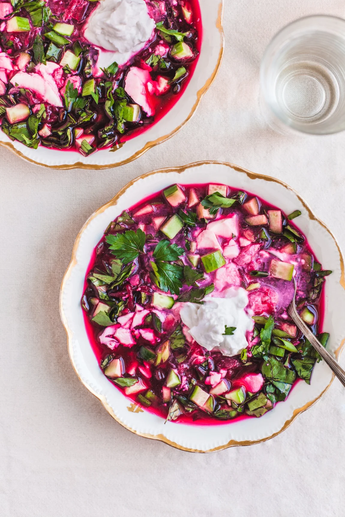 Easy Chilled Beet Soup - Golubka Kitchen