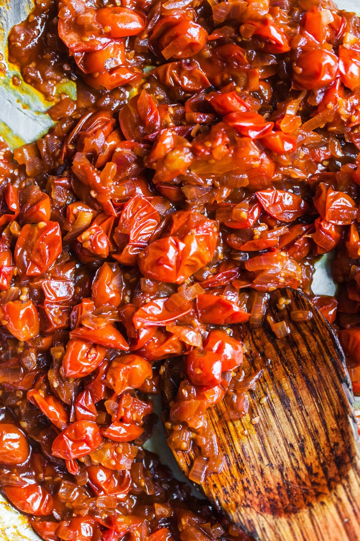 Savory Tomato and Onion Jam - Golubka Kitchen