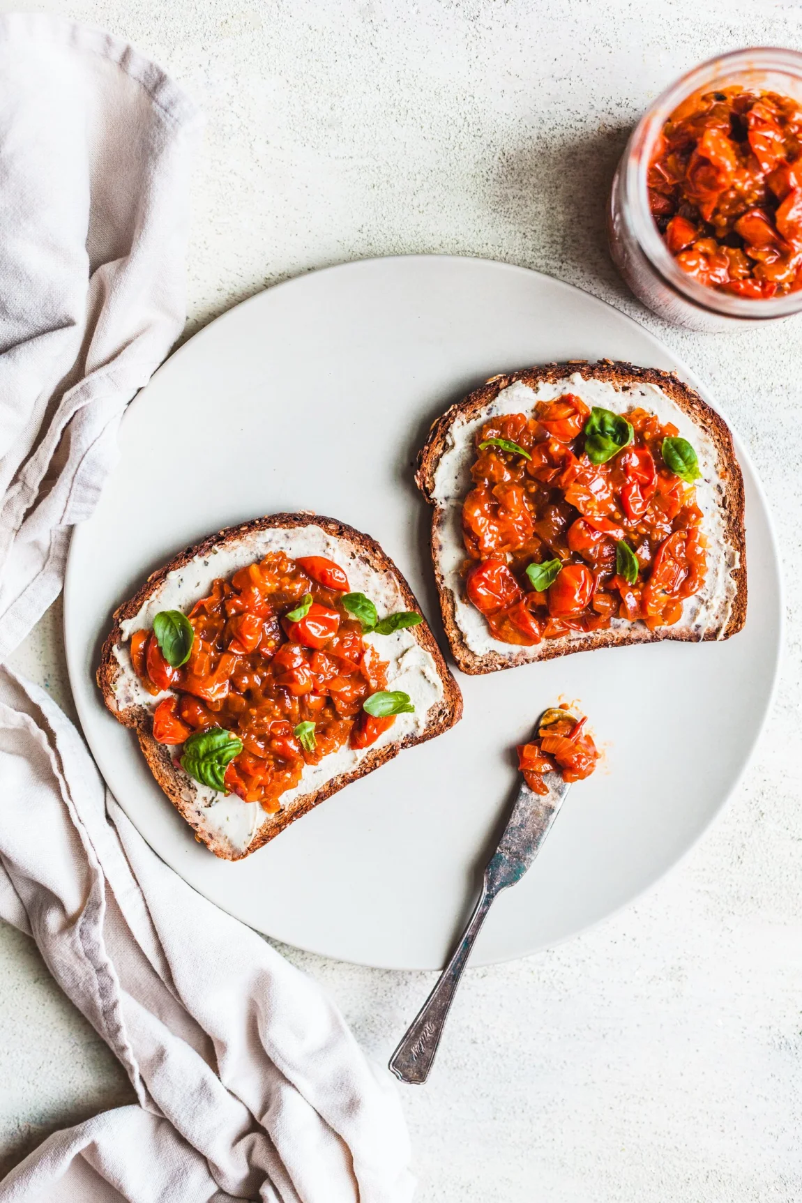Savory Tomato and Onion Jam - Golubka Kitchen