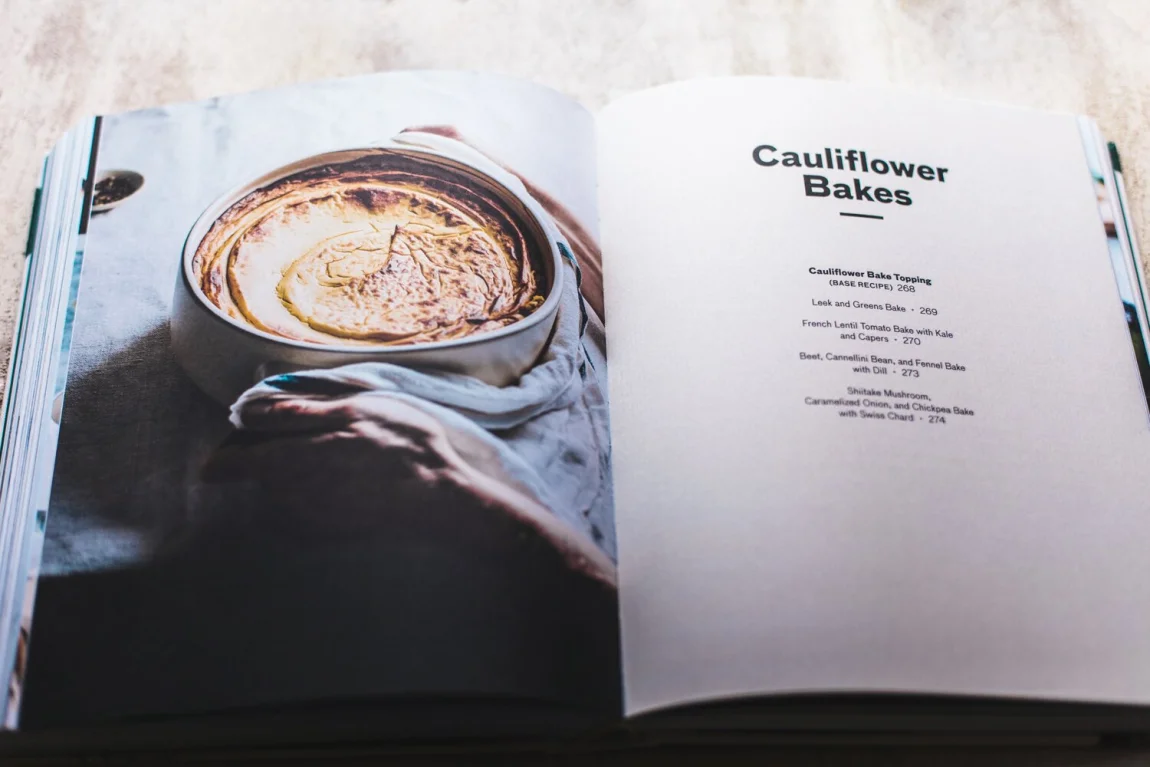 Mushroom and Onion Cauliflower Bake from Whole Food Cooking Every Day - Golubka Kitchen