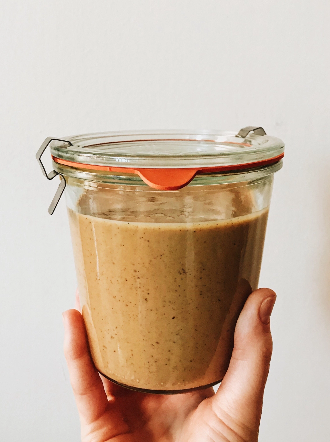 Sweet & Salty Nut Butter Oat Clusters - Golubka Kitchen