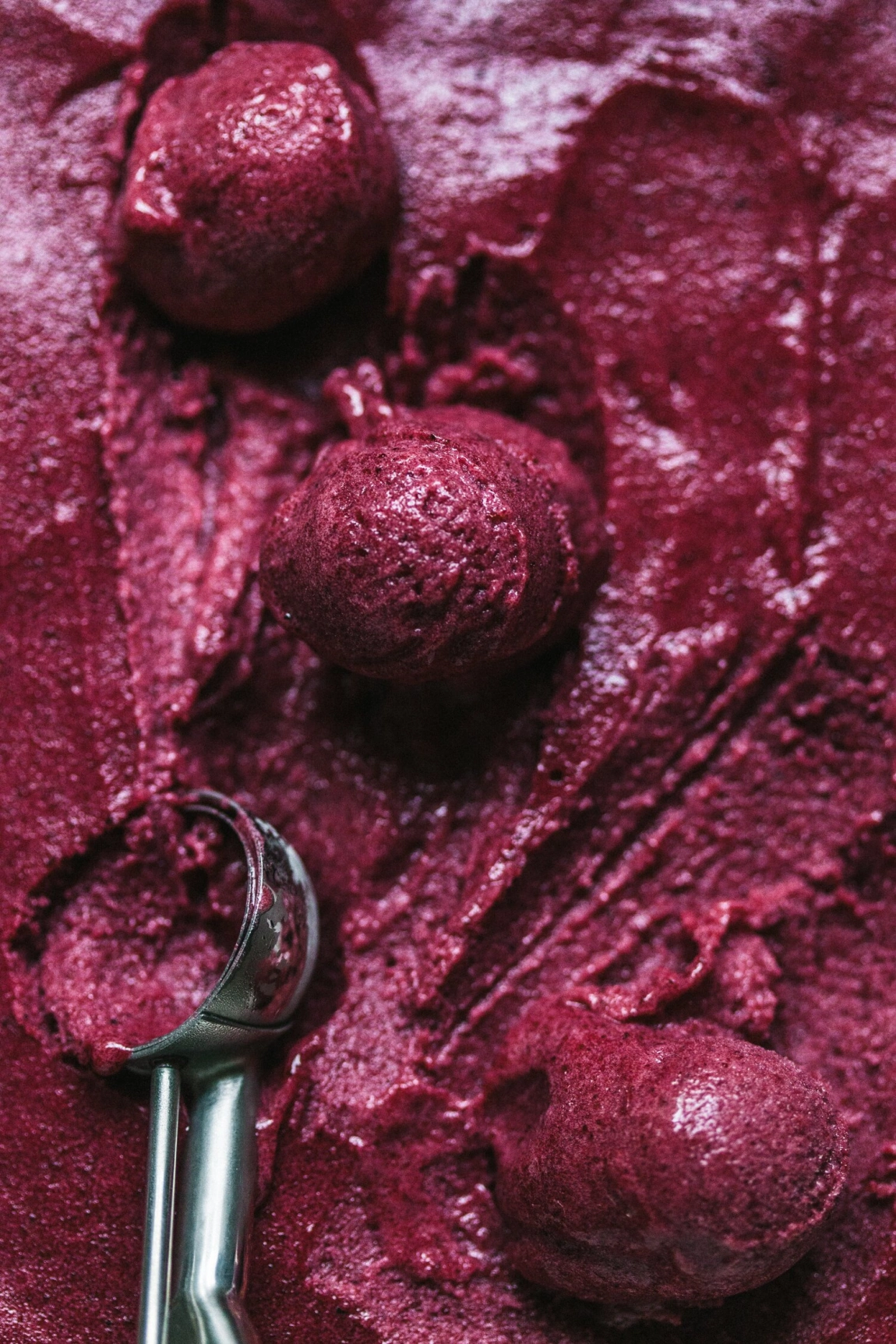 Roasted Berry Sorbet - Golubka Kitchen