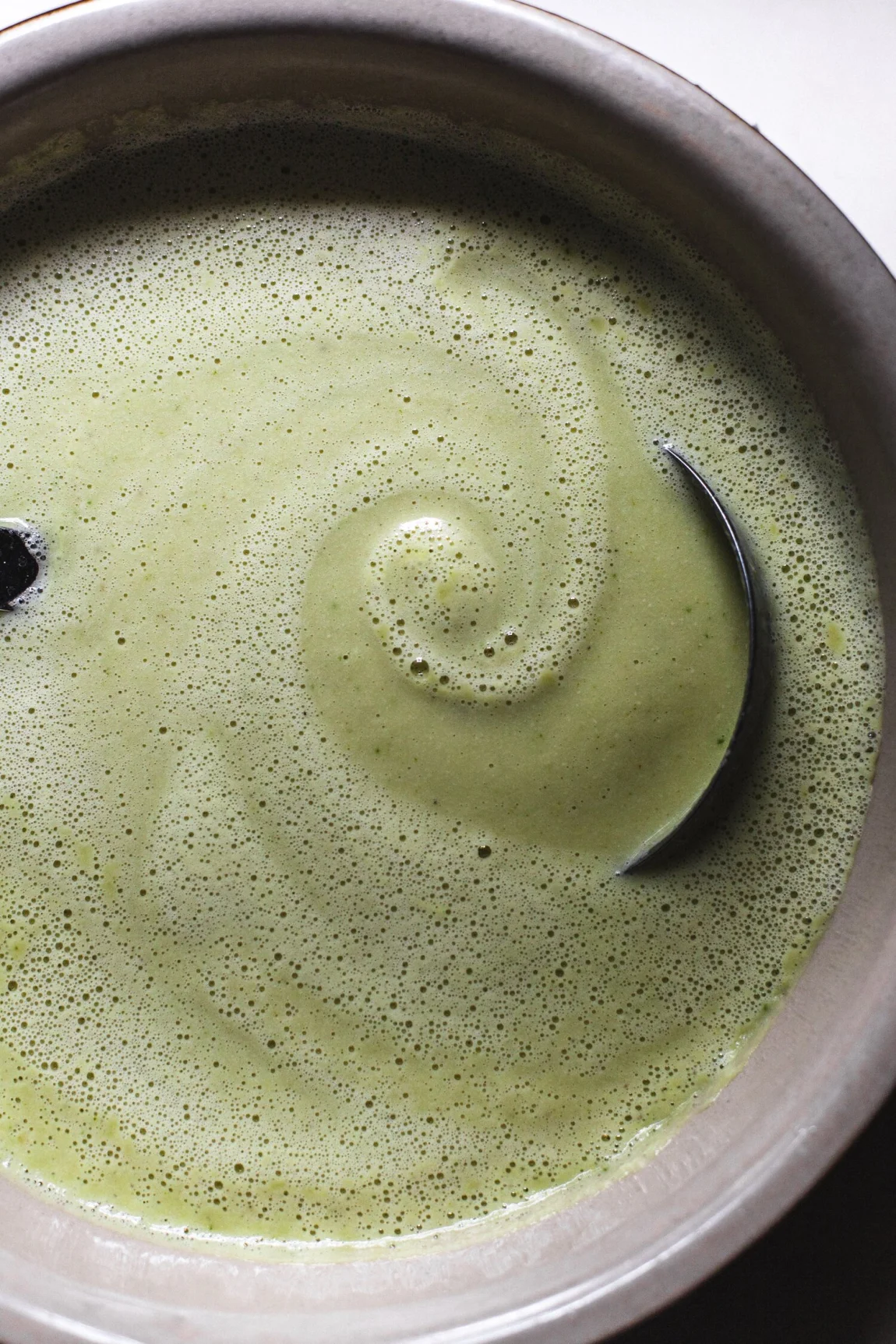 Corn and Zucchini Bisque with Paprika Oil - Golubka Kitchen